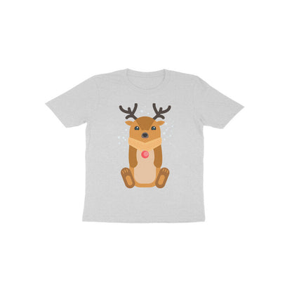 Toddler Half Sleeve Round Neck Tshirt – Reindeer puraidoprints