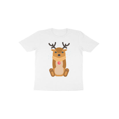 Toddler Half Sleeve Round Neck Tshirt – Reindeer puraidoprints
