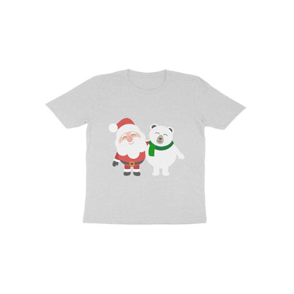 Toddler Half Sleeve Round Neck Tshirt – Santa & Panda puraidoprints