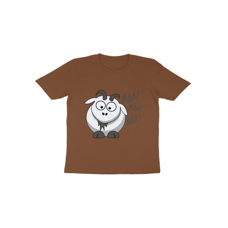 Toddler Half Sleeve Round Neck Tshirt – Sheep Baa Baa Baa puraidoprints