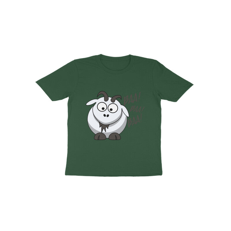 Toddler Half Sleeve Round Neck Tshirt – Sheep Baa Baa Baa puraidoprints