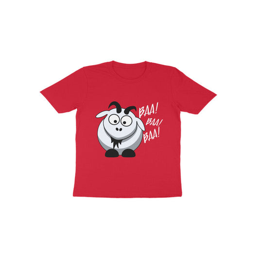 Toddler Half Sleeve Round Neck Tshirt – Sheep Baa Baa Baa puraidoprints