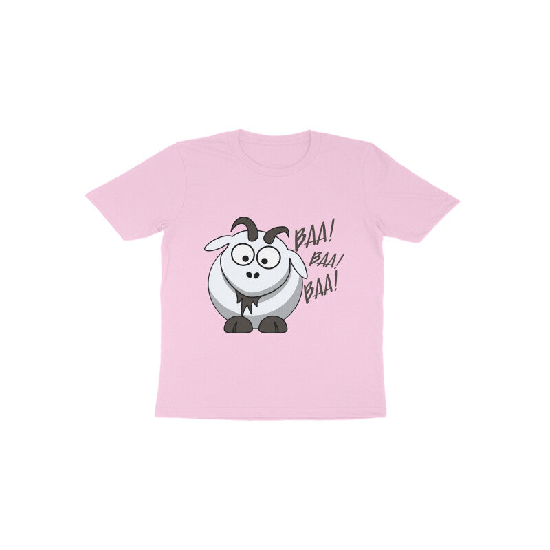 Toddler Half Sleeve Round Neck Tshirt – Sheep Baa Baa Baa puraidoprints