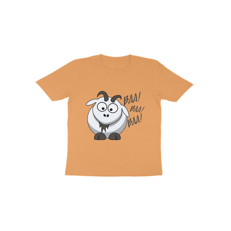 Toddler Half Sleeve Round Neck Tshirt – Sheep Baa Baa Baa puraidoprints