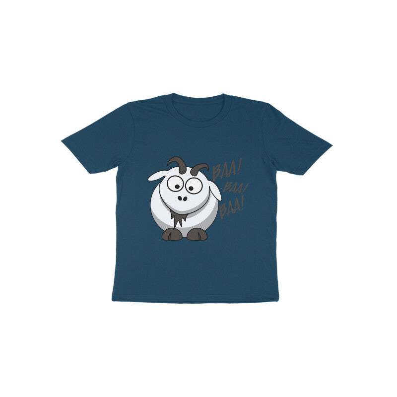 Toddler Half Sleeve Round Neck Tshirt – Sheep Baa Baa Baa puraidoprints