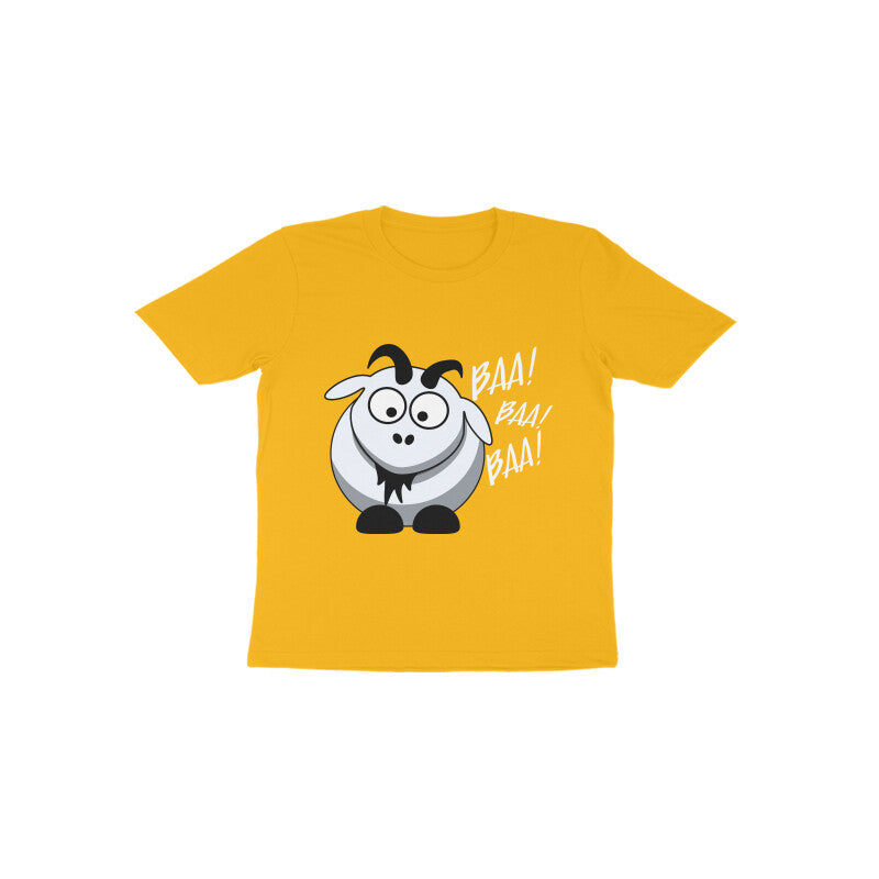 Toddler Half Sleeve Round Neck Tshirt – Sheep Baa Baa Baa puraidoprints