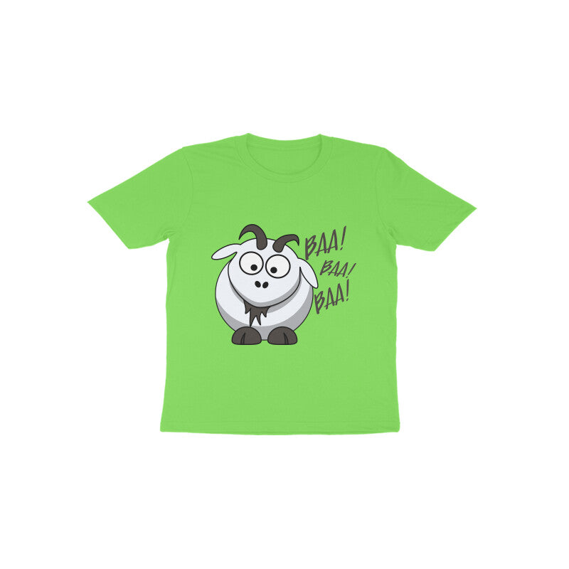 Toddler Half Sleeve Round Neck Tshirt – Sheep Baa Baa Baa puraidoprints