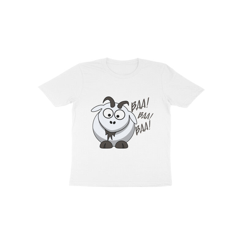 Toddler Half Sleeve Round Neck Tshirt – Sheep Baa Baa Baa puraidoprints