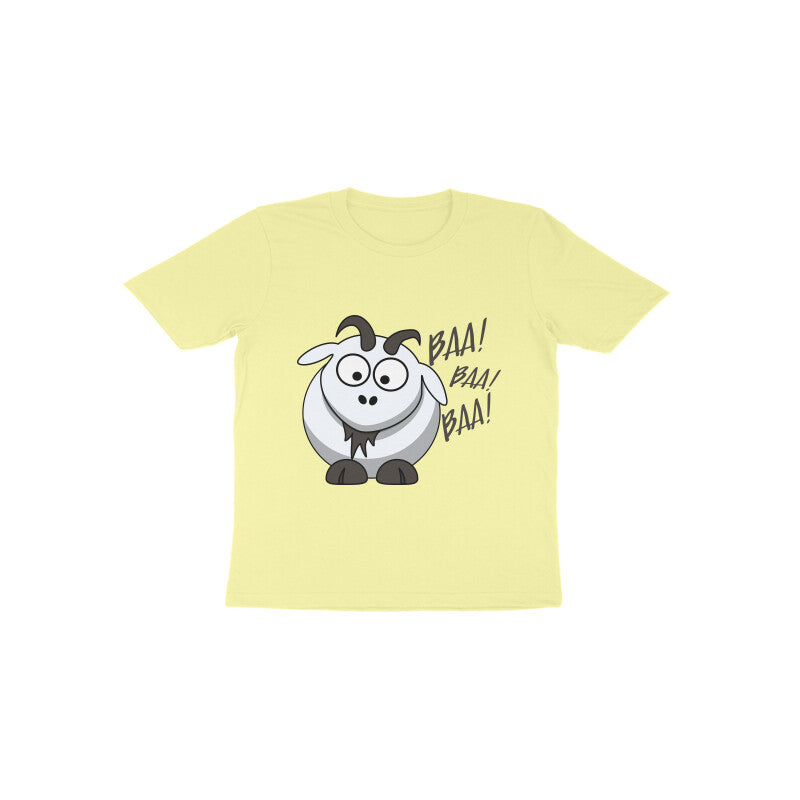 Toddler Half Sleeve Round Neck Tshirt – Sheep Baa Baa Baa puraidoprints