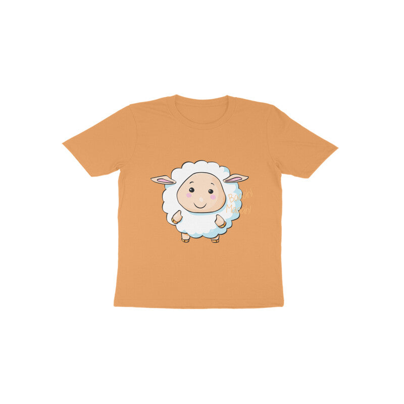 Toddler Half Sleeve Round Neck Tshirt – Sheep Baa Baa puraidoprints