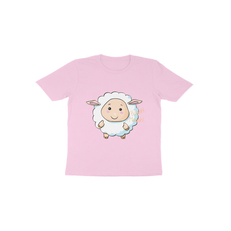 Toddler Half Sleeve Round Neck Tshirt – Sheep Baa Baa puraidoprints
