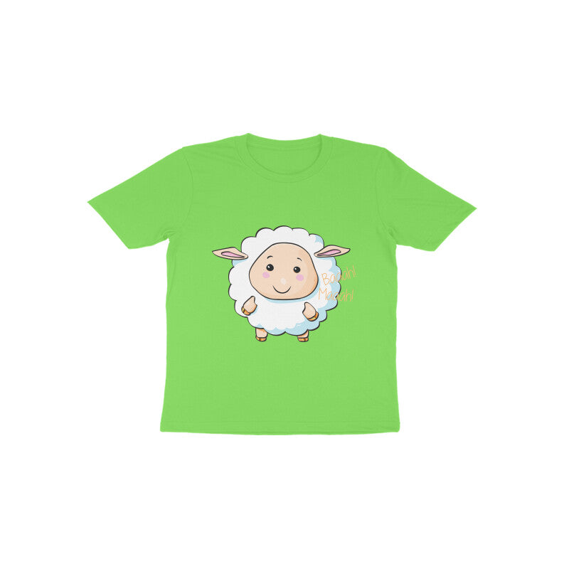 Toddler Half Sleeve Round Neck Tshirt – Sheep Baa Baa puraidoprints