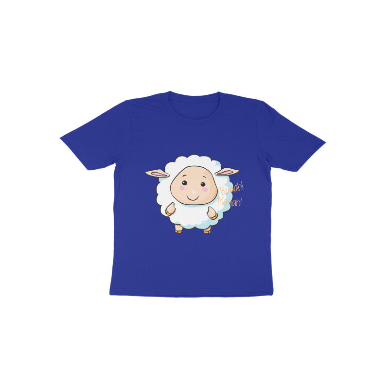 Toddler Half Sleeve Round Neck Tshirt – Sheep Baa Baa puraidoprints