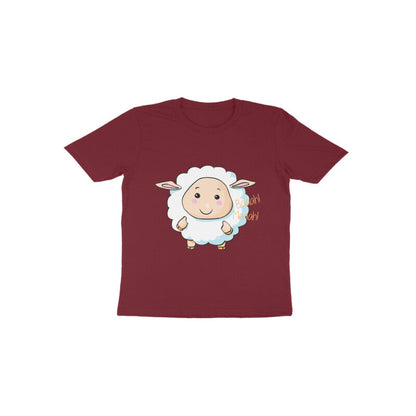 Toddler Half Sleeve Round Neck Tshirt – Sheep Baa Baa puraidoprints