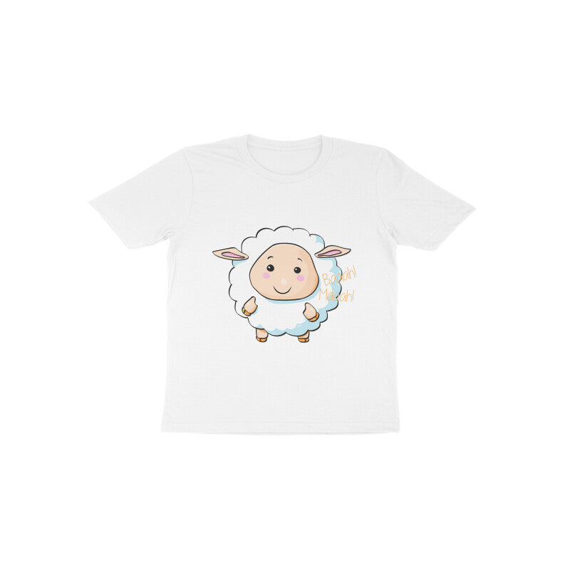 Toddler Half Sleeve Round Neck Tshirt – Sheep Baa Baa puraidoprints