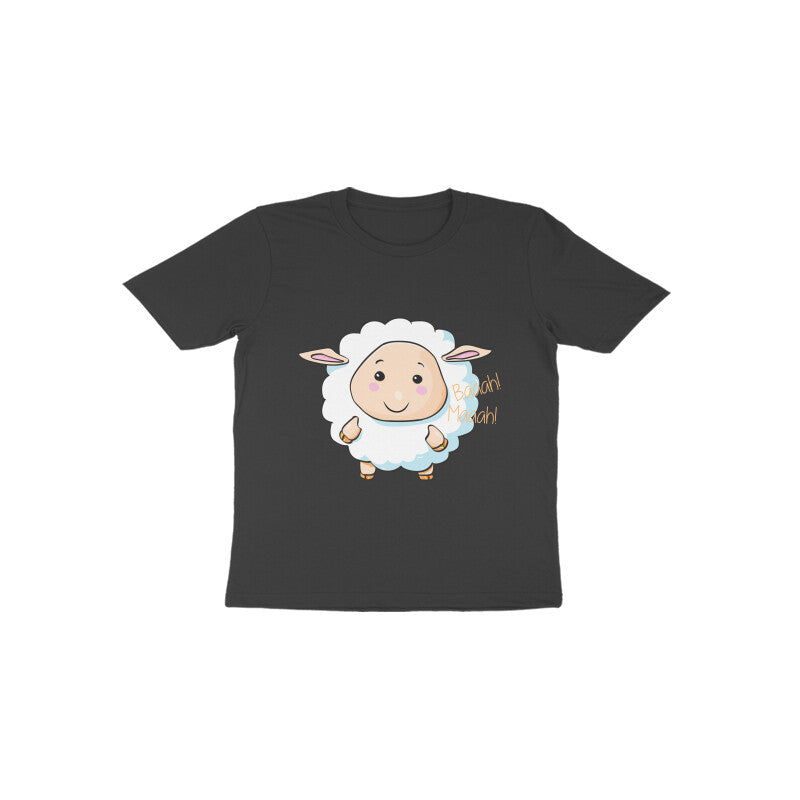 Toddler Half Sleeve Round Neck Tshirt – Sheep Baa Baa puraidoprints