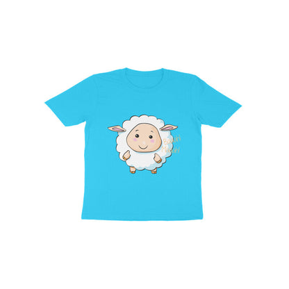 Toddler Half Sleeve Round Neck Tshirt – Sheep Baa Baa puraidoprints