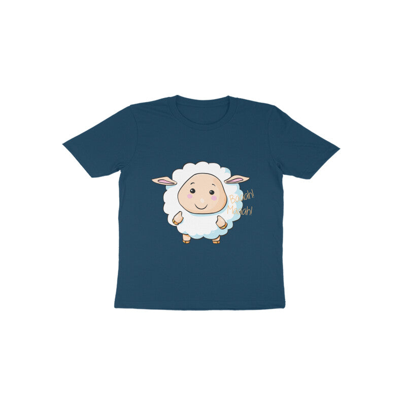 Toddler Half Sleeve Round Neck Tshirt – Sheep Baa Baa puraidoprints