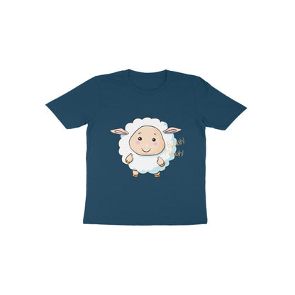 Toddler Half Sleeve Round Neck Tshirt – Sheep Baa Baa puraidoprints