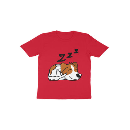 Toddler Half Sleeve Round Neck Tshirt – Sleepy Dog puraidoprints