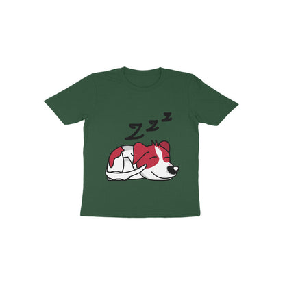 Toddler Half Sleeve Round Neck Tshirt – Sleepy Dog puraidoprints