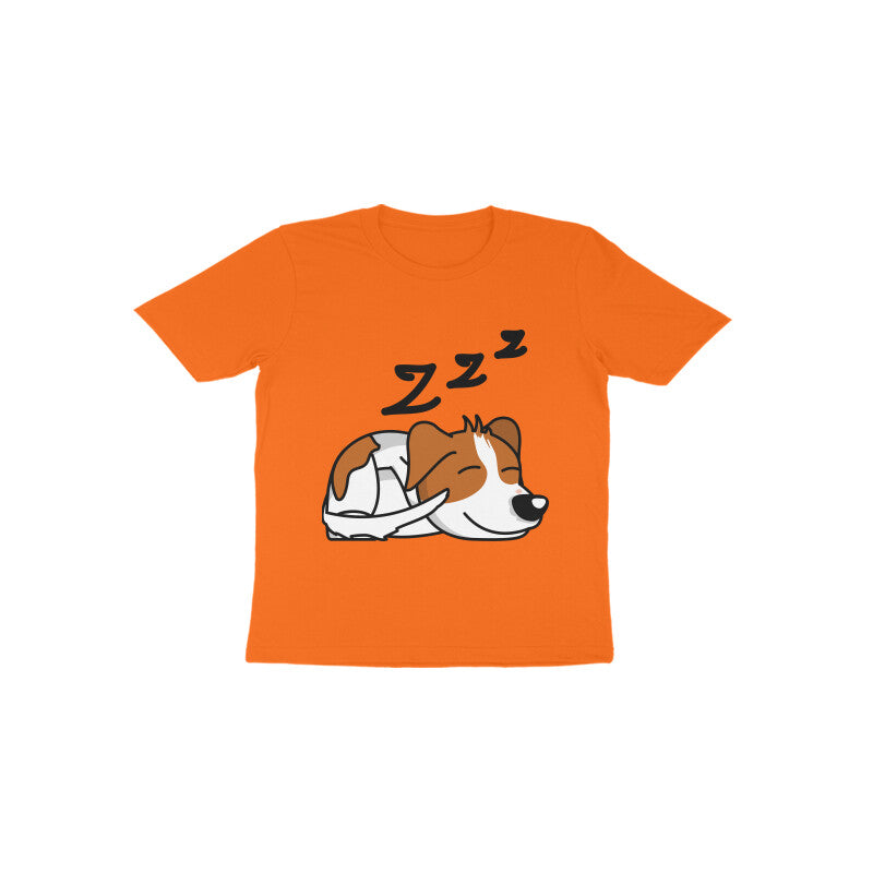 Toddler Half Sleeve Round Neck Tshirt – Sleepy Dog puraidoprints