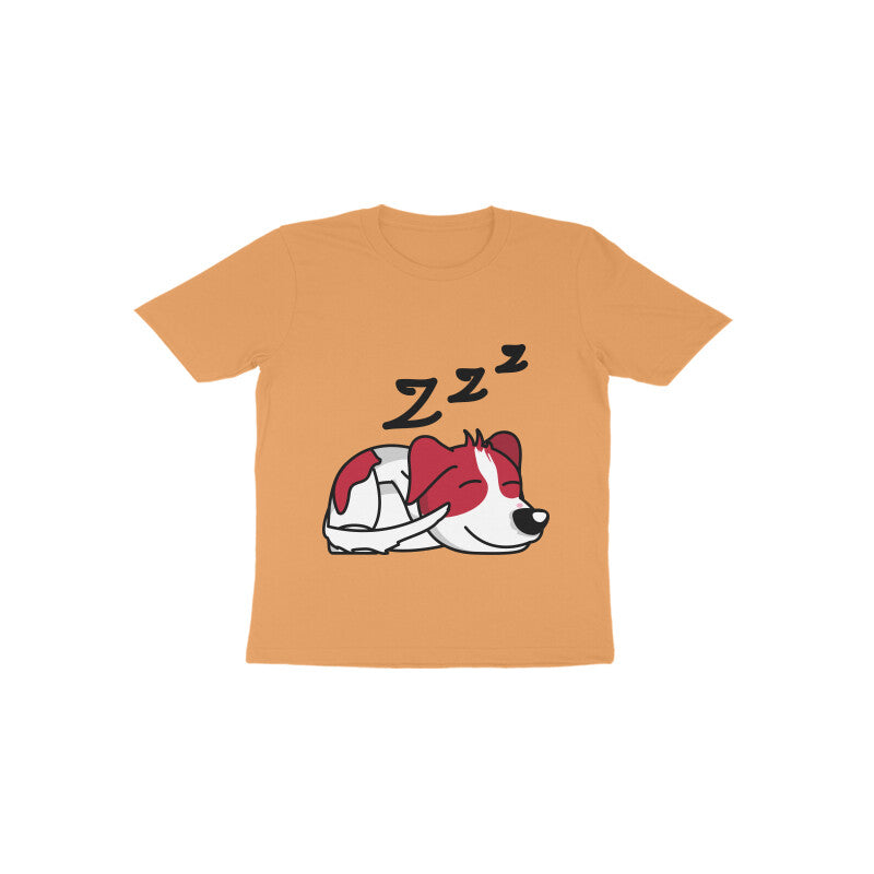 Toddler Half Sleeve Round Neck Tshirt – Sleepy Dog puraidoprints