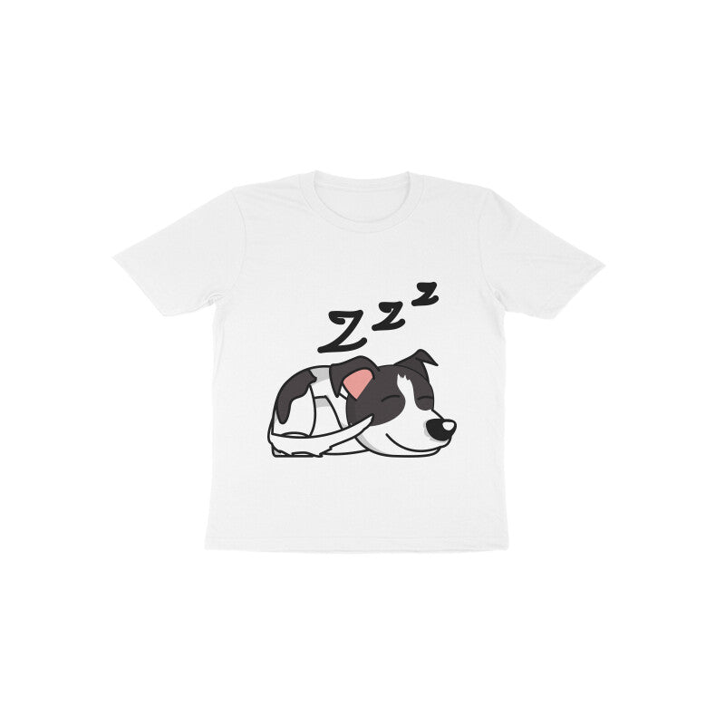 Toddler Half Sleeve Round Neck Tshirt – Sleepy Dog puraidoprints