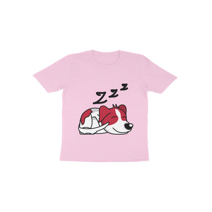 Toddler Half Sleeve Round Neck Tshirt – Sleepy Dog puraidoprints