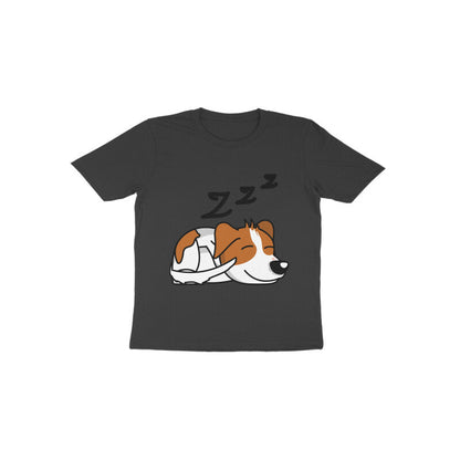 Toddler Half Sleeve Round Neck Tshirt – Sleepy Dog puraidoprints