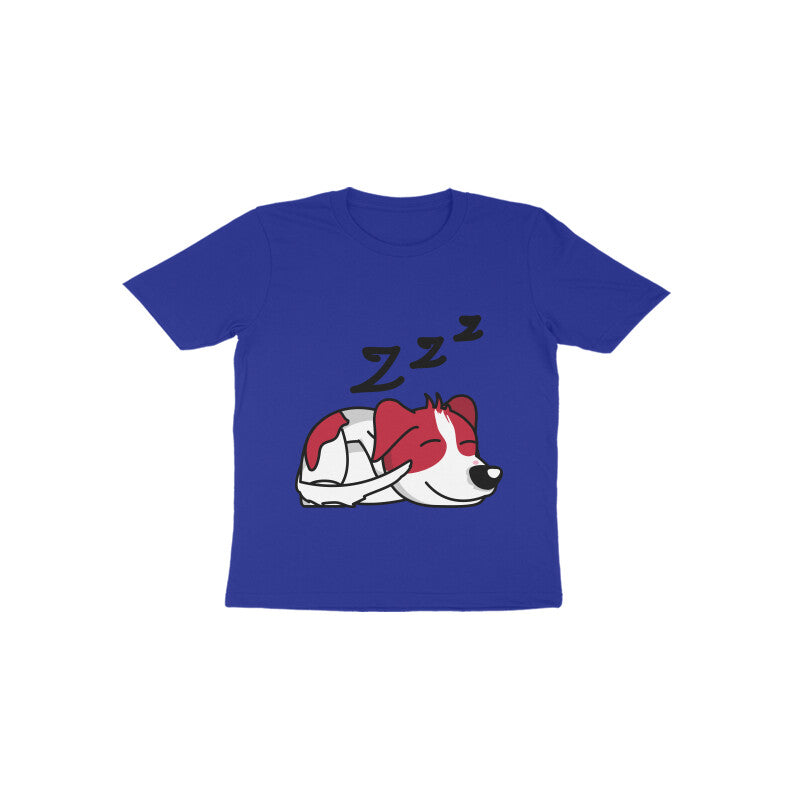 Toddler Half Sleeve Round Neck Tshirt – Sleepy Dog puraidoprints