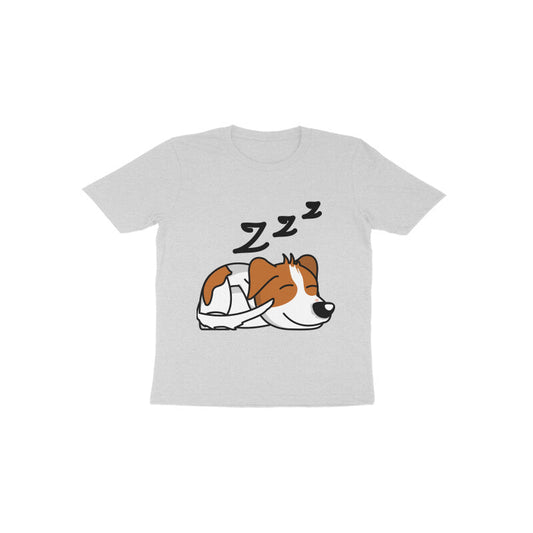 Toddler Half Sleeve Round Neck Tshirt – Sleepy Dog puraidoprints