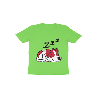 Toddler Half Sleeve Round Neck Tshirt – Sleepy Dog puraidoprints