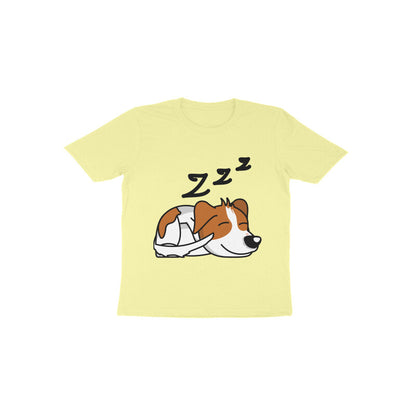 Toddler Half Sleeve Round Neck Tshirt – Sleepy Dog puraidoprints