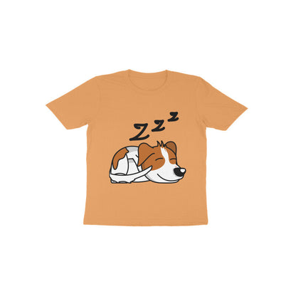 Toddler Half Sleeve Round Neck Tshirt – Sleepy Dog puraidoprints