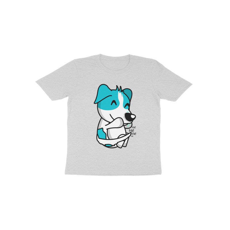 Toddler Half Sleeve Round Neck Tshirt – Smiling Dog puraidoprints