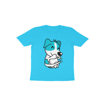 Toddler Half Sleeve Round Neck Tshirt – Smiling Dog puraidoprints