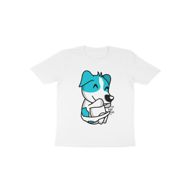 Toddler Half Sleeve Round Neck Tshirt – Smiling Dog puraidoprints