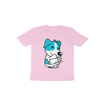 Toddler Half Sleeve Round Neck Tshirt – Smiling Dog puraidoprints