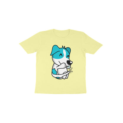 Toddler Half Sleeve Round Neck Tshirt – Smiling Dog puraidoprints