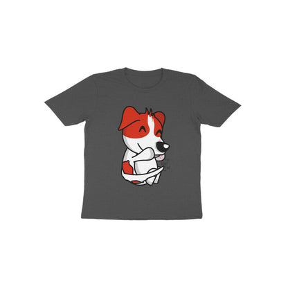 Toddler Half Sleeve Round Neck Tshirt – Smiling Dog puraidoprints