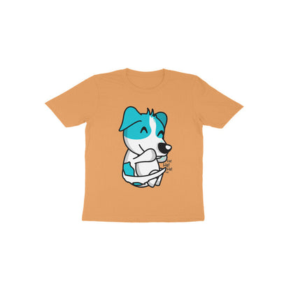Toddler Half Sleeve Round Neck Tshirt – Smiling Dog puraidoprints