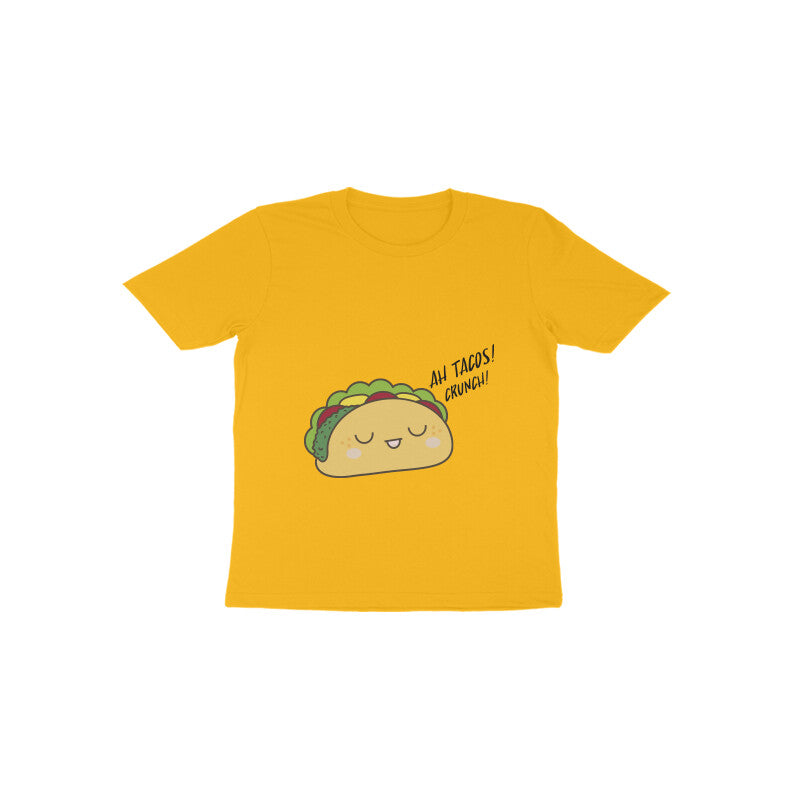Toddler Half Sleeve Round Neck Tshirt –  Taco puraidoprints