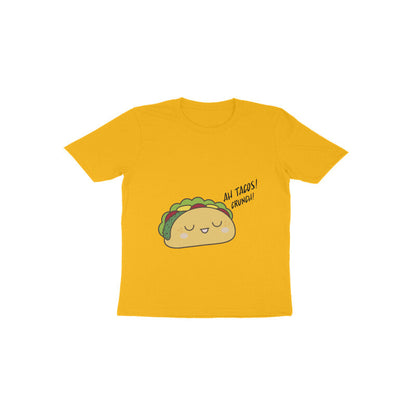 Toddler Half Sleeve Round Neck Tshirt –  Taco puraidoprints