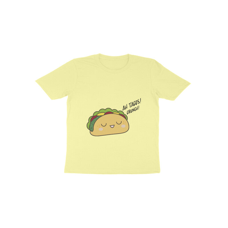 Toddler Half Sleeve Round Neck Tshirt –  Taco puraidoprints