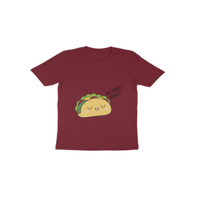Toddler Half Sleeve Round Neck Tshirt –  Taco puraidoprints