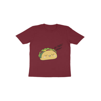Toddler Half Sleeve Round Neck Tshirt –  Taco puraidoprints