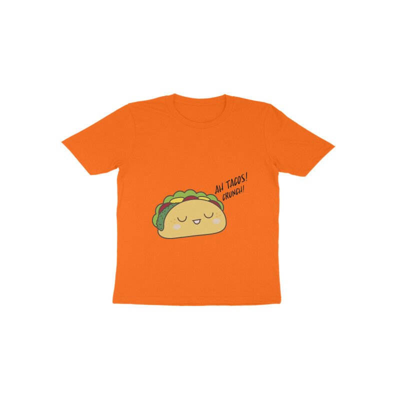 Toddler Half Sleeve Round Neck Tshirt –  Taco puraidoprints