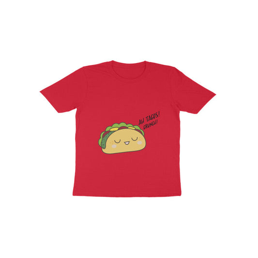 Toddler Half Sleeve Round Neck Tshirt –  Taco puraidoprints