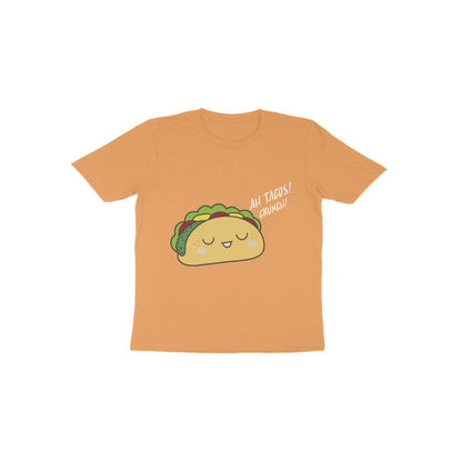 Toddler Half Sleeve Round Neck Tshirt –  Tacos puraidoprints